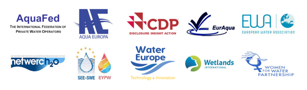eu water alliance manifesto - logos