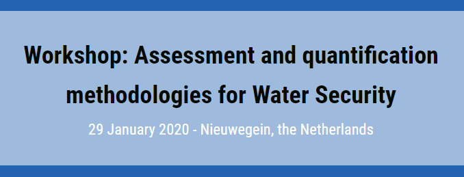 Working Group Workshop on Water Security